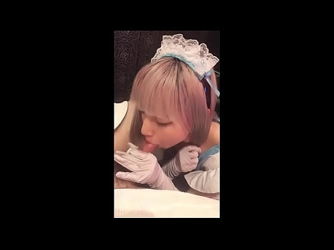 ❤️ Idol japonez [mayuka], kostum shërbyese franceze, pjesa 1, blowjob dhe kërcitje me locion ❌ Video qij tek ne ❌️
